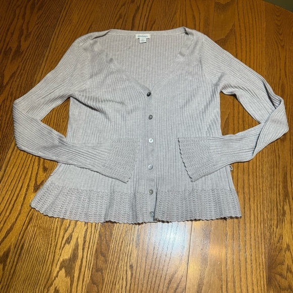 Sundance Size XS Light Gray Silk Wool Cashmere Sweater - Picture 1 of 5